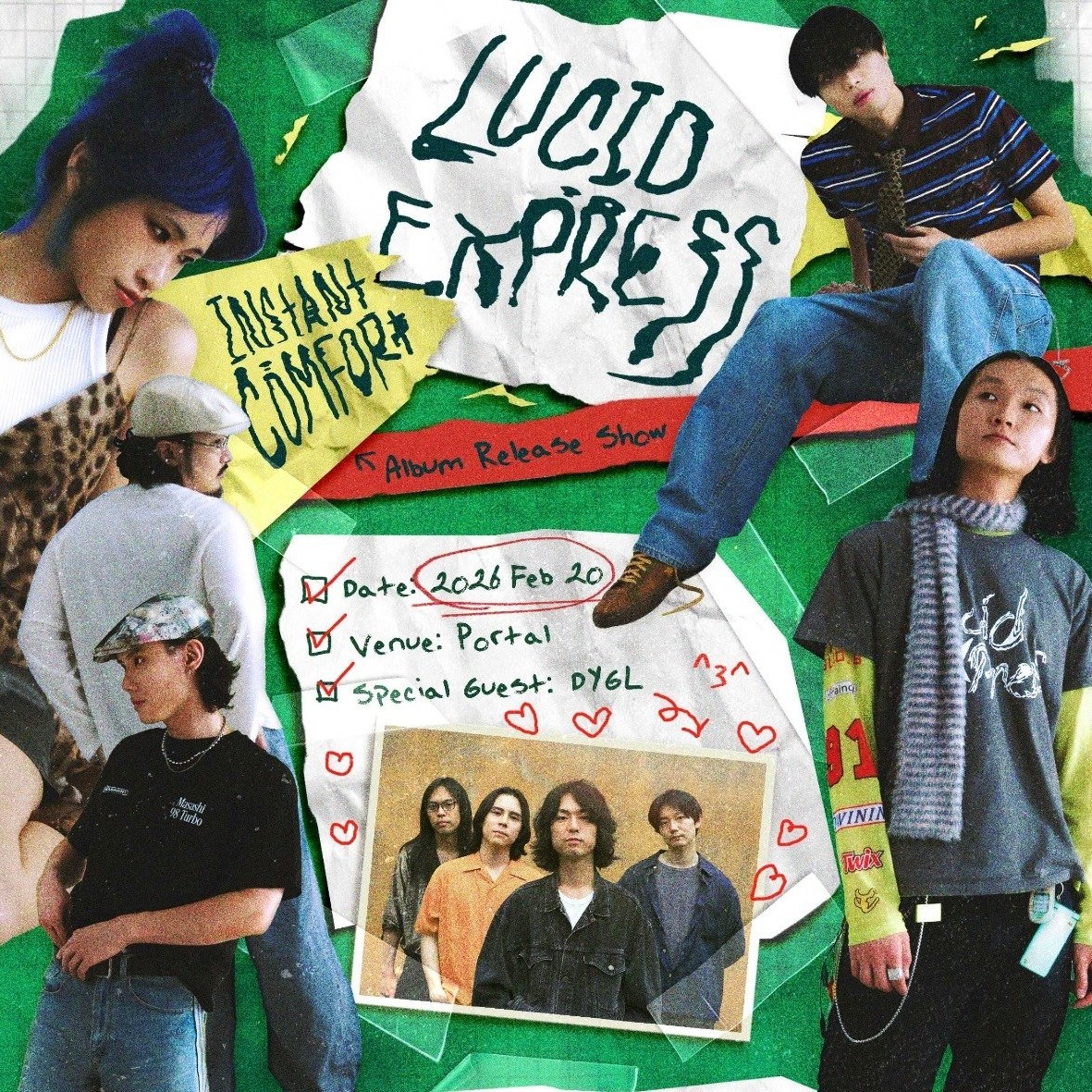 Lucid Expression Lucid Express “Instant Comfort” New Album Release Show